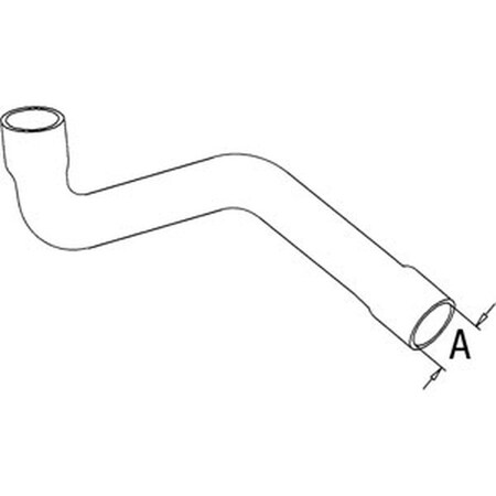 Aftermarket 4200 175 ID Tractor Lower Radiator Hose Fits FordNewHolland C5NN8286D